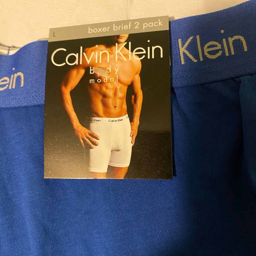 Calvin Klein Modal Boxer Briefs Two Pack Size L